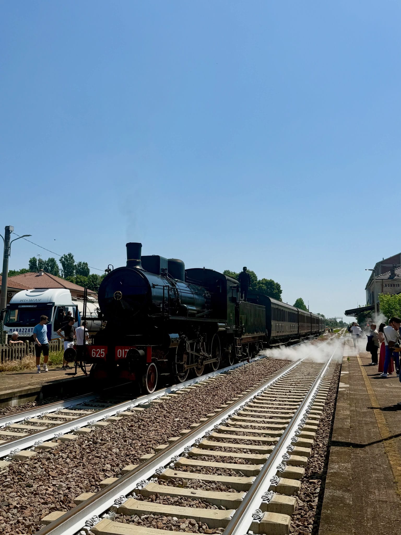 treno storico a vapore della Fondazione FS